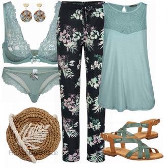Outfit mit Braun Sandalen Pikolinos "Toller Look für den Frühling"