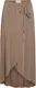 Object Objannie Skirt Rokken Dames - Bruin - Maat M
