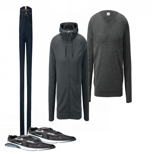 Blau Sportjacke Tchibo kombinieren