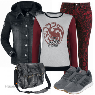 Outfit mit Grau Game of Thrones "Game of Thrones House"