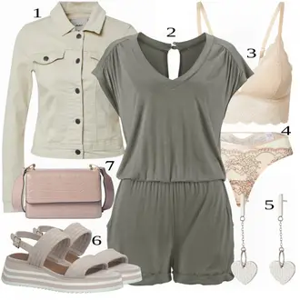 Outfit sa Siva Kombinezon Lascana "Tvoj otmjeni outfit"