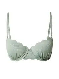 Bikini gornji dio 'Scallop' pastelno zelena