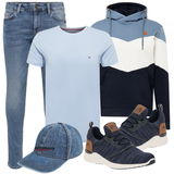 Casual T-Shirts mit Sneakern kombinieren image