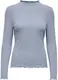 Only Emma L/S High Neck Dames T-Shirt - Maat L