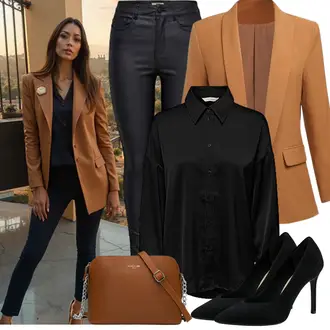 Satin Outfit mit Only "Eleganter Look"