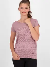 Pink Women's Patterned T-Shirt - Women