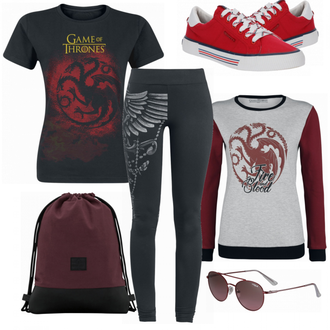 Outfit mit Grau Game of Thrones "Game of Thrones Fire and blood"