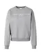 TOMMY HILFIGER Mikina  šedý melír / bílá