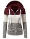 Qingxian Damen Kapuzenpullover Sweatjacke Hoodie Sweatshirt Zipper Hoodies Sweatshirt Oberteil Pullover