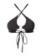 ABOUT YOU x Alina Eremia Bikinitop 'Luzi' schwarz