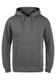 !Solid Bert Herren Kapuzenpullover Hoodie Pullover Mit Kapuze Und Fleece-Innenseite, Größe:M, Farbe:Grey Melange (8236)