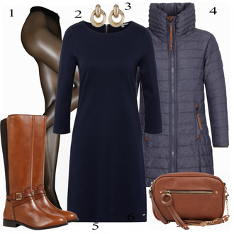 Outfity na zimu s Černá/Tmavě šedá/Tmavě hnědá/Béžová/Šedá/Krémová/Khaki Punčocháče/Nylonová punčocha/Punčocháče Velká Velikost Falke "LadyStyle"