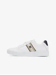 White women's leather sneakers Court - Women's