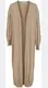 Beige Lange Gilets