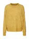 PIECES Pullover goldgelb