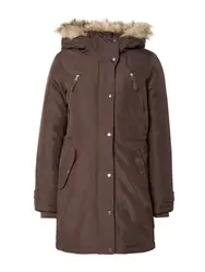 VERO MODA Parka ''''TRACK'''' schoko / hellbraun