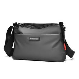 Casual Oxford Cloth Crossbody Bag, Solid Color, Large Capacity, , With Adjustable Strap, Zipper Closure, Polyester , Multi-functional Pockets,