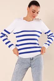 Gumb 15820 Podroben rtasti pulover - C.Saks