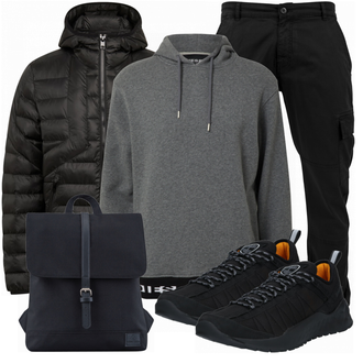 Outfit mit Blau Sneaker Timberland "Street Style Outfit"