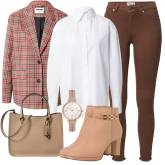 Schicke Outfits Sommer mit Weiß/Creme Hemdbluse/Businesshemd/Casual Hemd/Business Hemd/Musselin Hemd/Bügelfreies Hemd guido maria kretschmer women "Schickes Herbst Outfit"