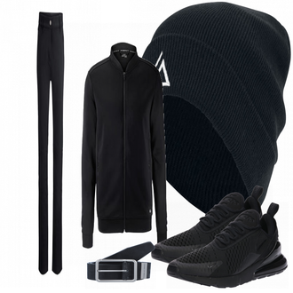 Outfit mit Schwarz Sneaker Nike Sportswear "Nike"