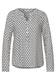 Street One Damen Bluse mit Print in Schwarz