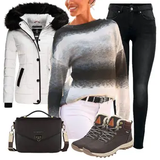 Winter Outfits Jeans mit Dunkelbraun/Grau/Braun/Khaki/Dunkelgrün Winter Stiefel/Winter Stiefelette/Wasserdichter Stiefel/Wasserdichter Outdoorschuh/Wasserfester Schuh/Winter Sneaker/TrekkingStiefel/Herren Lederschuhe Mishansha "Perfekt für den Winter"