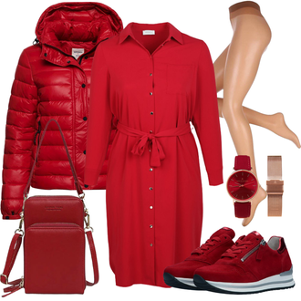 Outfit met Sneaker Gabor "Stijlvolle wintersfeer"