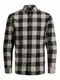 JACK & JONES Hemd 'Gingham' beige / anthrazit
