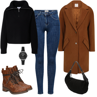 Outfit mit warehouse "Warmer Freizeitlook"