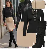 Overknee Stiefel Outfits image
