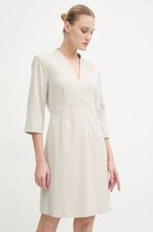 Obleka s primesjo volne be barva, BBW4203
