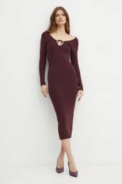 Obleka VERONA bordo barva, 59529DB