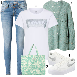 outfit mit BILLABONG "Pokrivalo za pomlad"
