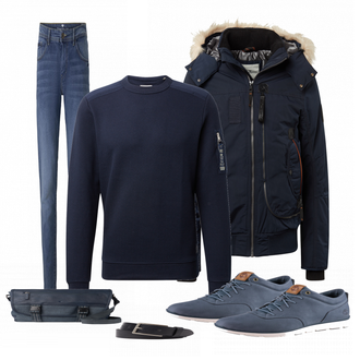 Outfit mit Grau Sneaker Timberland "TOM TAILOR"
