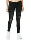 ONLY Damen Onlcoral Life Low Sk Ank Coin des Blk Jeans, Schwarz, 30W / 30L EU