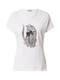 LIU JO JEANS T-Shirt ''''Moda'''' weiß / silbergrau