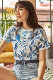 enska majica Floral