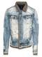 Tigha Jeansjacke Kyrin tent blue denim / taupe