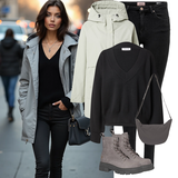 Grüne Parka Outfits image