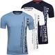 JACK & JONES Herren JCOSTRUCTURE Tee SS Crew Neck T-Shirt, 3er Set 2, L