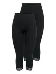 ONLY Leggings ''''LIVE'''' schwarz