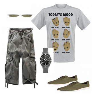 Outfit mit Grün Sneaker Timberland "Guardians shirt"