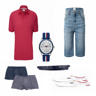 Outfit mit Weiß Sneaker Puma "PiquPoloshirt"