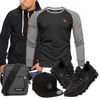 Outfit mit Blau Hut Volcom "AMACISONS"