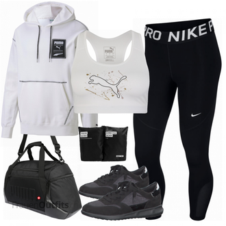 Sport Outfits mit Schwarz Nike "Bequemes Outfit für den Sport"