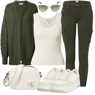Outfit mit Sneaker Low Pull&Bear "Freizeit Bekleidung"