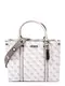 GUESS Handtasche ''''Washington'''' weiß / hellbeige