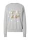 Miss Selfridge Sweatshirt ''''LET IT SNOW'''' grau / goldgelb / weiß