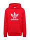 ADIDAS ORIGINALS Hoodie ''''Trefoil'''' rot / weiß